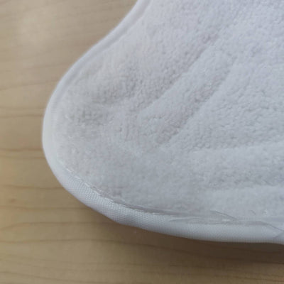 5PCS Stick On White Washable Cleaning Pads Microfiber For X5 Steam Mop H2O